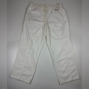 CALIA NYLUXE  Drawstring Cinch Jogger Pants Women's Size XXL Cloud Cover